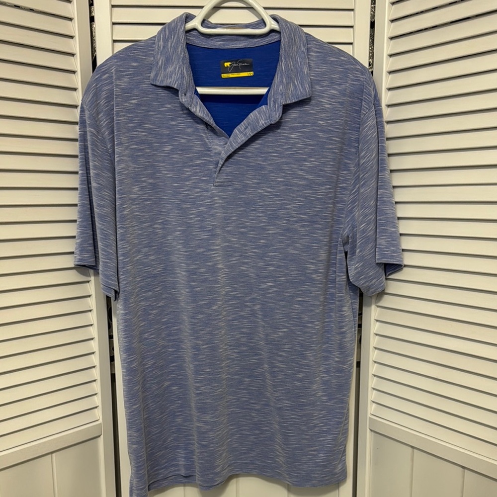 Stylish Heathered Blue Polo by Callaway